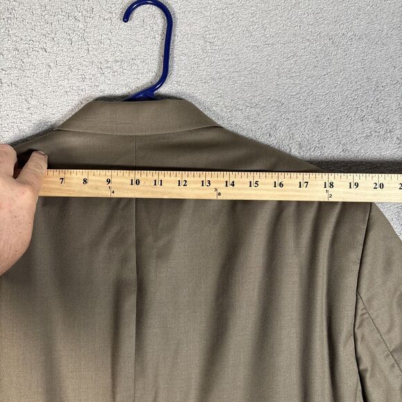 Lauren Ralph Lauren Suit‎ 2 Piece Men’s Size 44R/34W Olive Green Wool - Picture 11 of 16